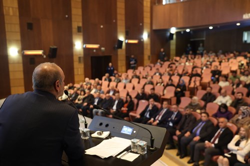 Iğdır Belediye Eş Başkanımız Sayın Mehmet Nuri Güneş, Iğdır'ın gelecekteki vizyonu hakkında katılımcılara bilgi verdi.